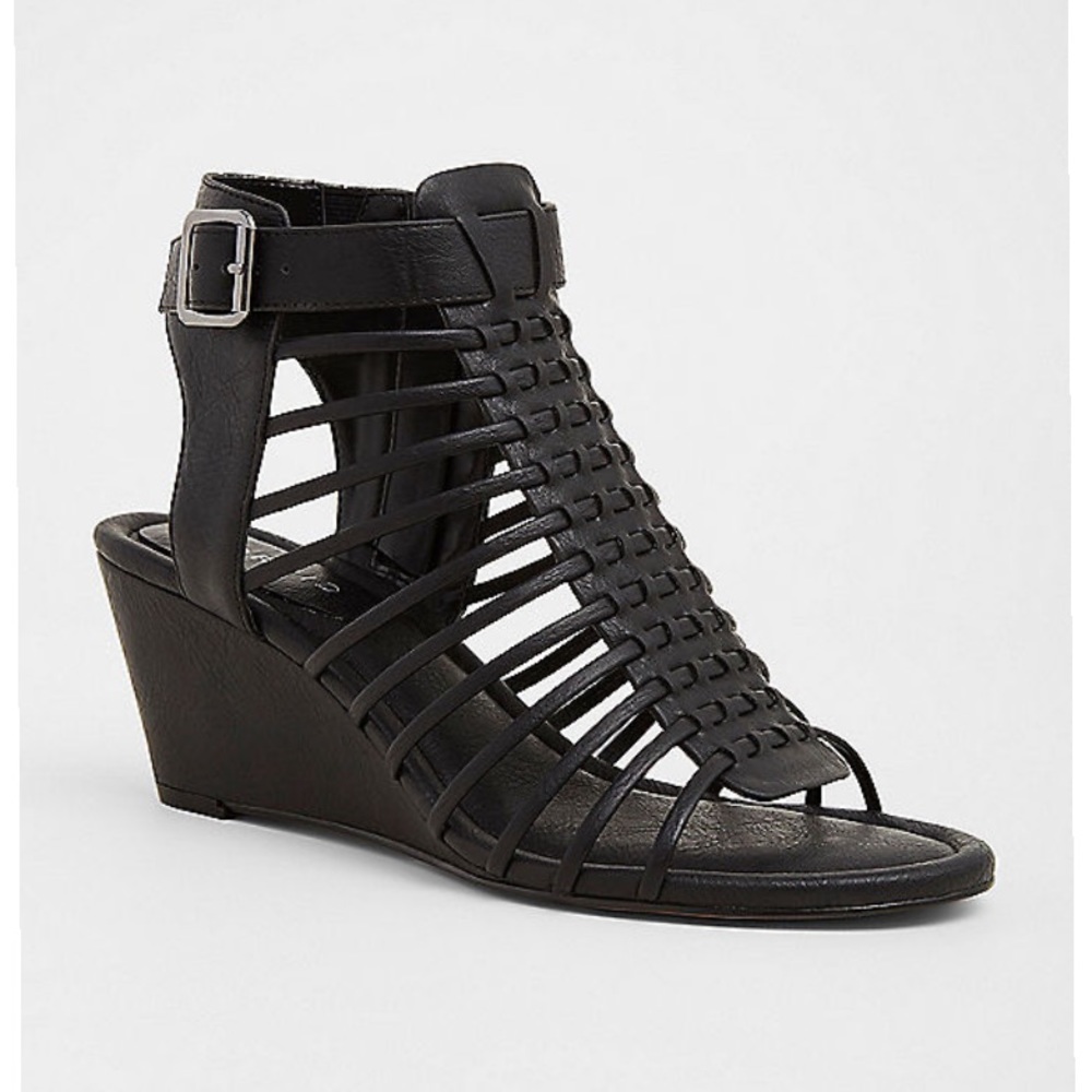 NWT TORRID MINI CAGE WEDGES